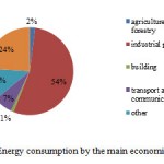 Figure 1. Energy consumption by the main economic branches