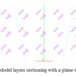 Figure 4. Model layers sectioning with a plane with 0.1 mm 