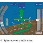 Fig.4. Spin recovery indication