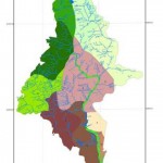 Fig. 1: Map of Kengir river basin geosystem 